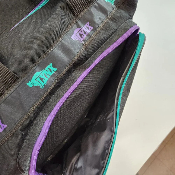 Joico Lynx Vintage Sports Gym Duffle Bag  Black - Picture 3 of 10